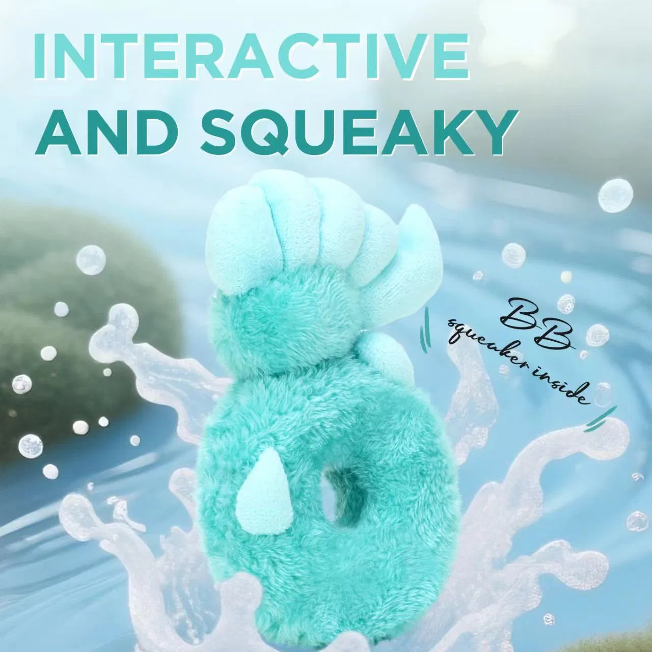 Buck-Teeth Zodiac Series for Aquarius Wholesale Market Pet Toys Squeaky and Chew Plush Toy