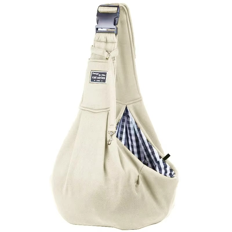 Customized Logo Portable Pet Carrier Bag Carry Cat Dog Puppy Dog Handbag Pet Sling Carrier for Outdoor Single Shoulder for Business Branded Domestic Travel