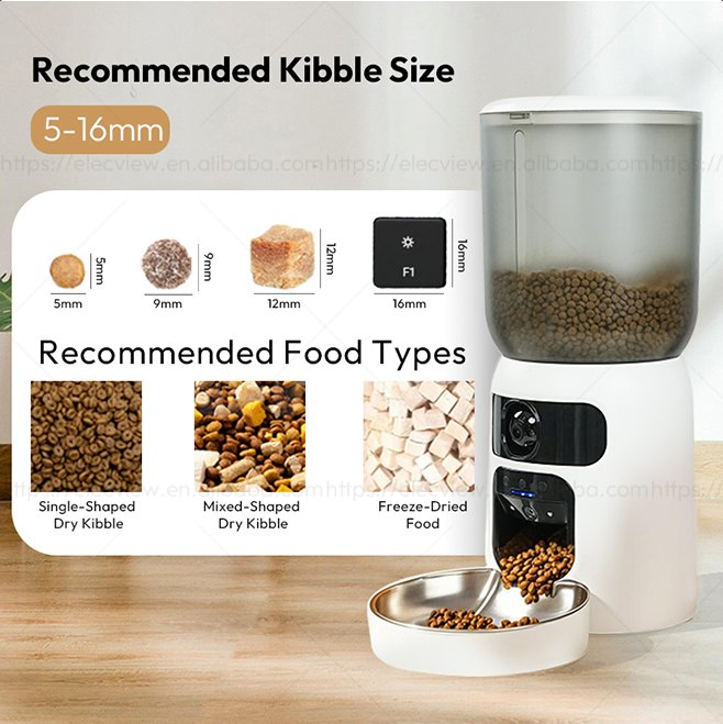 Dual-Lens Laser Pet Amusing Mobile Detection Smart Pet Feeder