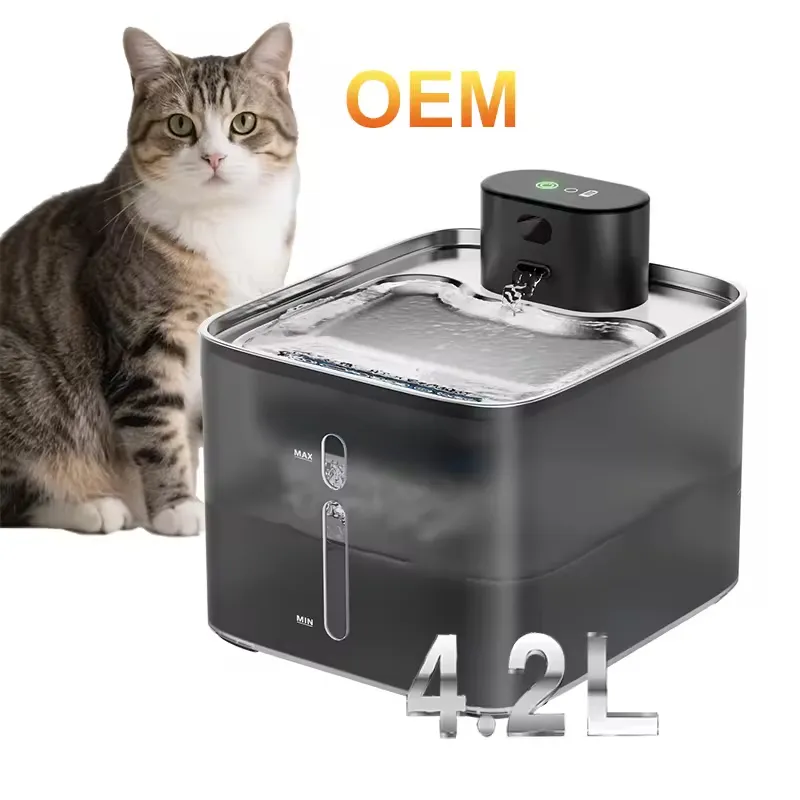 Cat Water Fountain Features
