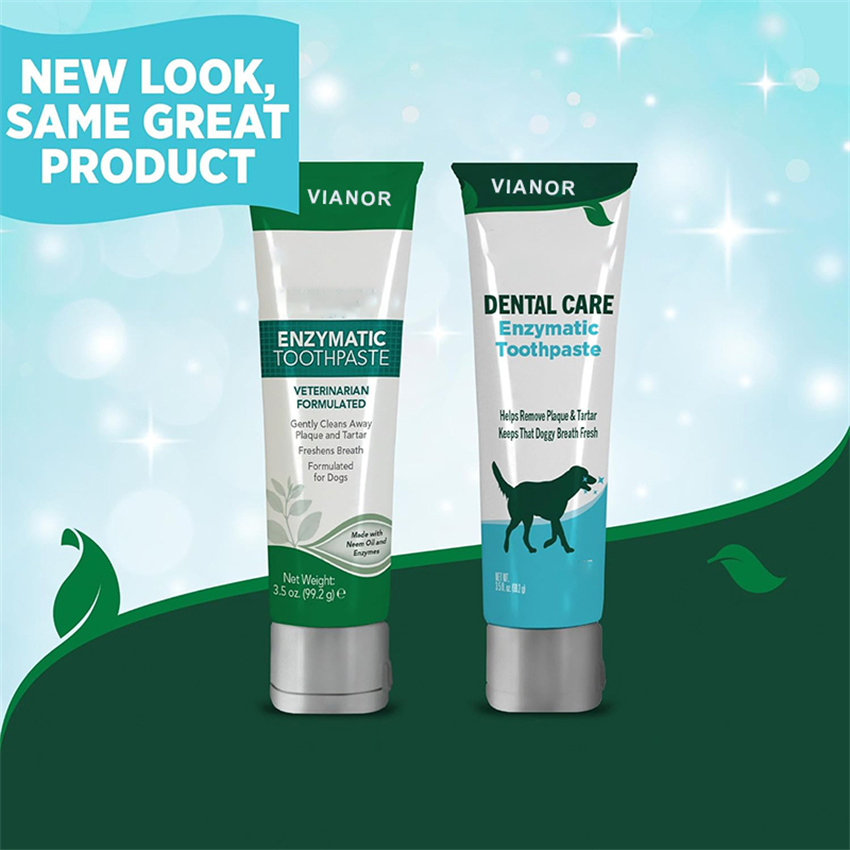 China Customized Organic Dog Toothpaste Toothpaste with Toothbrush Private Label for Pet Cleaning