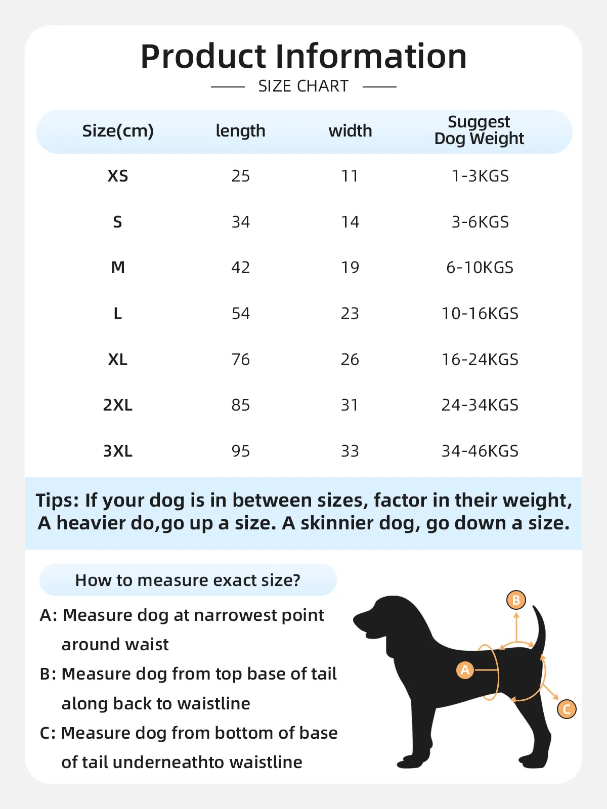 Reusable Washable Male Pet Dog Diaper