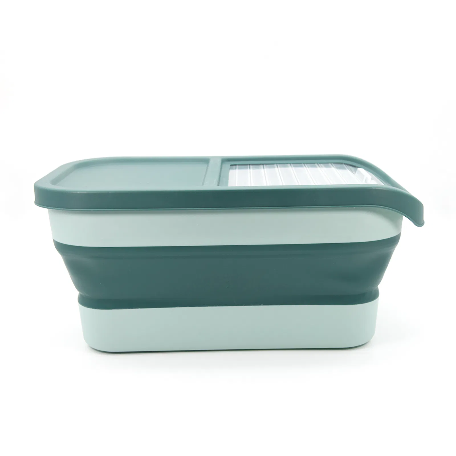 Silicone Folding Pet Food Container Cat Dog Food Storage Bucket