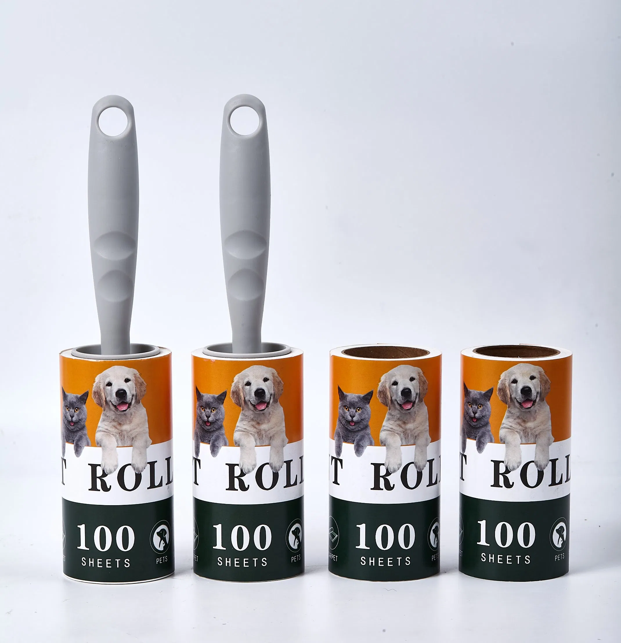 Multi-Colors Lint Sticky Cycling Dog Cat Pet Hair Remover Roller