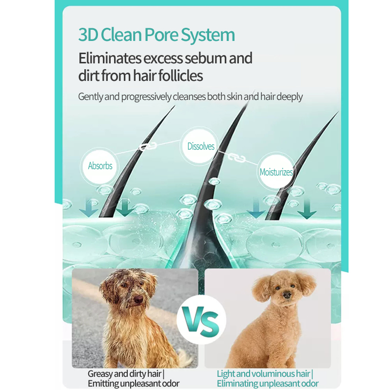 Pet Cleaning Products Odor Eliminating Pet Foam Shampoo Deodorizing Shampoo for Dogs