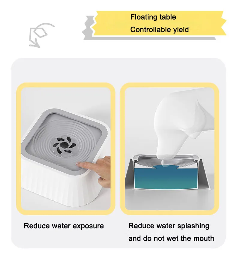 Pet Floating Water Bowl Detail 6