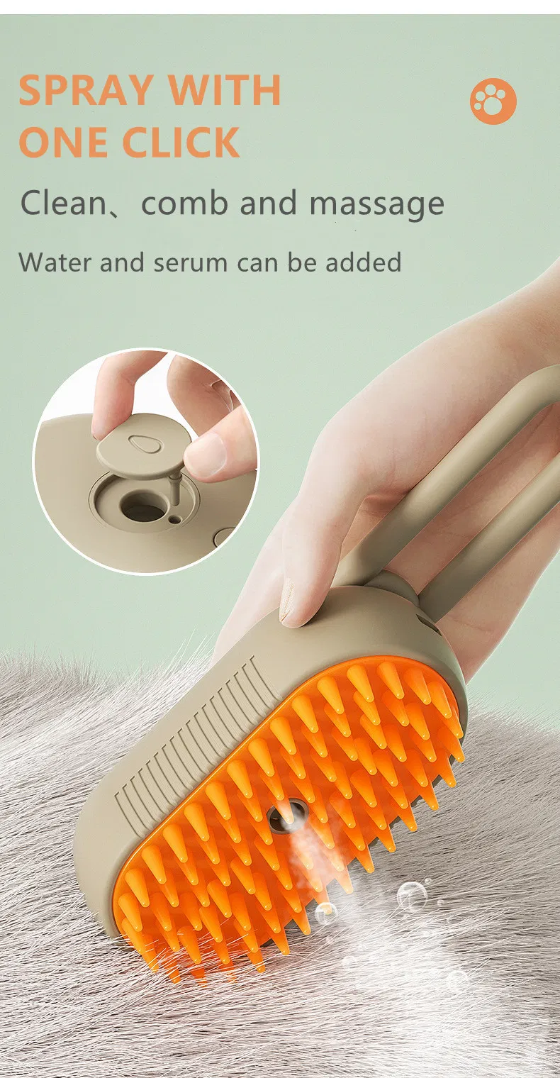 3 in 1 Steamy Pet Grooming Comb