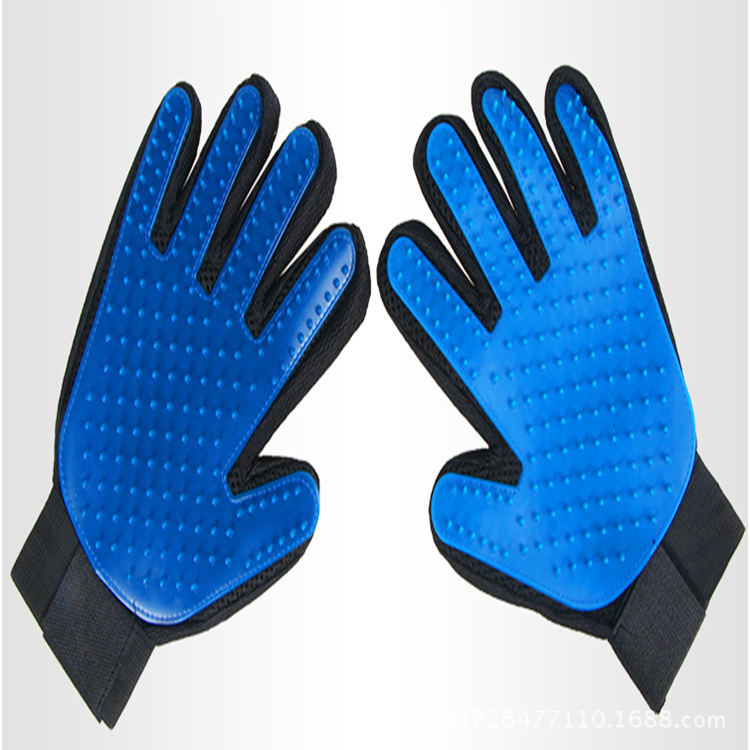 Custom Logo Silicone Dog Pet Brush Glove Grooming Brush Pet Grooming Glove
