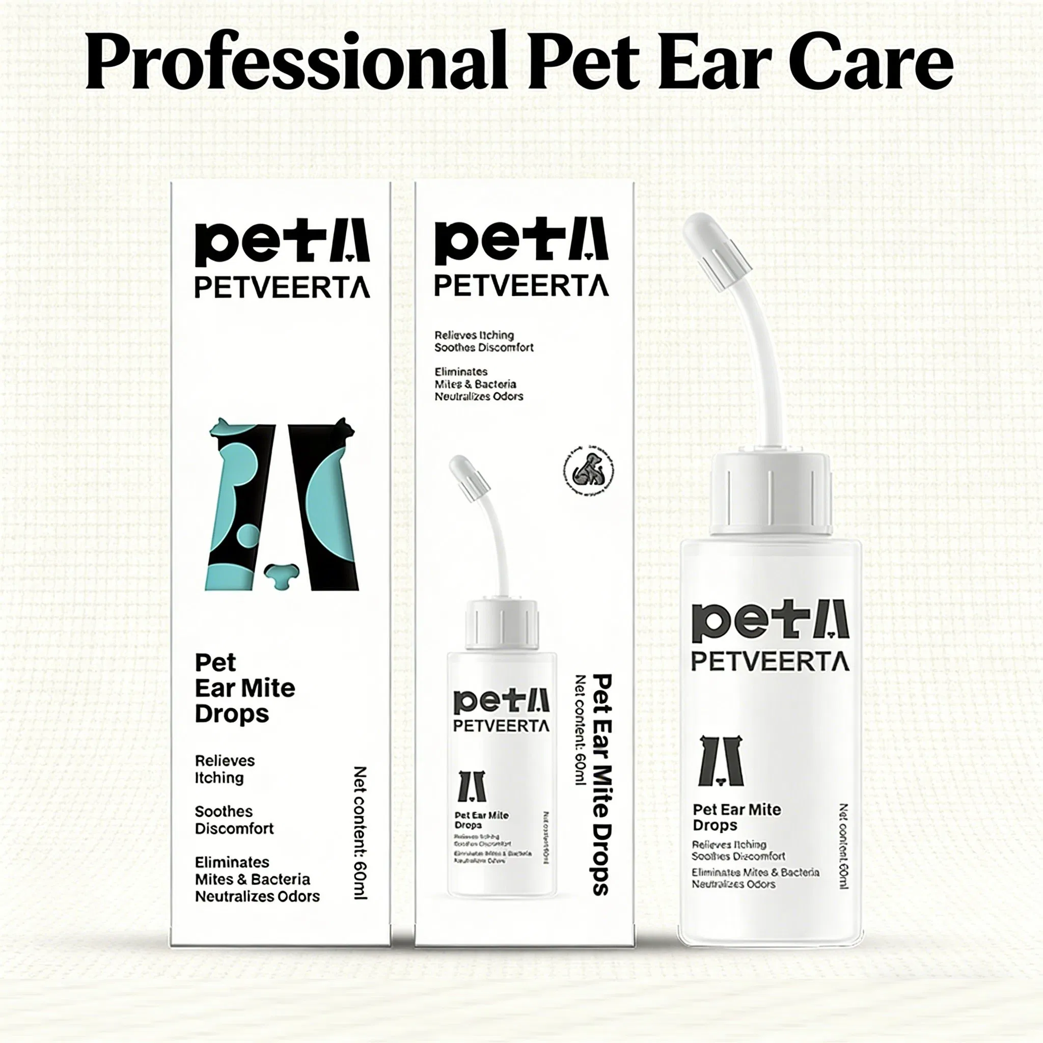 Professional Strength Pet Ear Cleaner for Effective Wax and Dirt Removal
