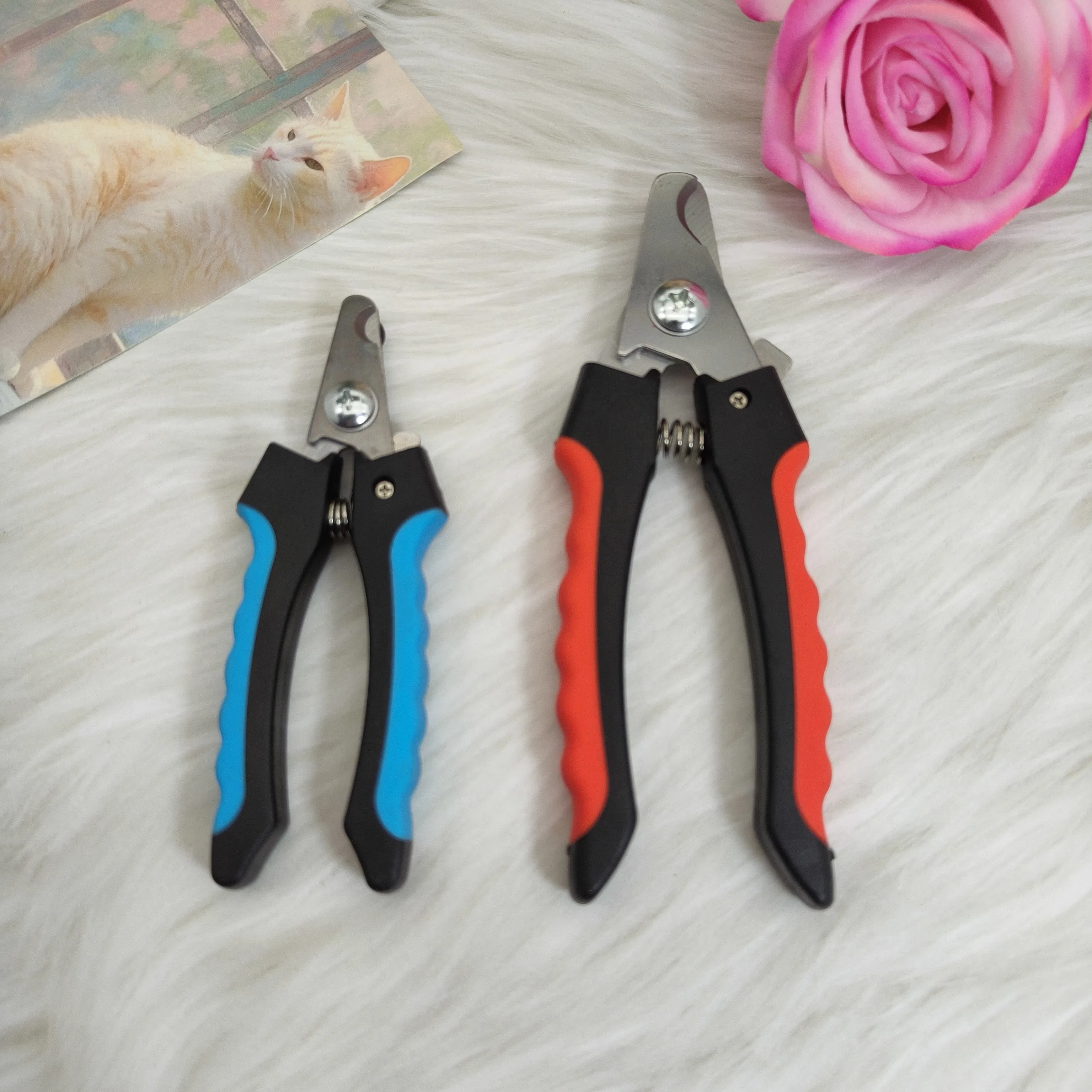 Durable Safe Sharp Pet Nail Clipper and Nail File Set with Protection