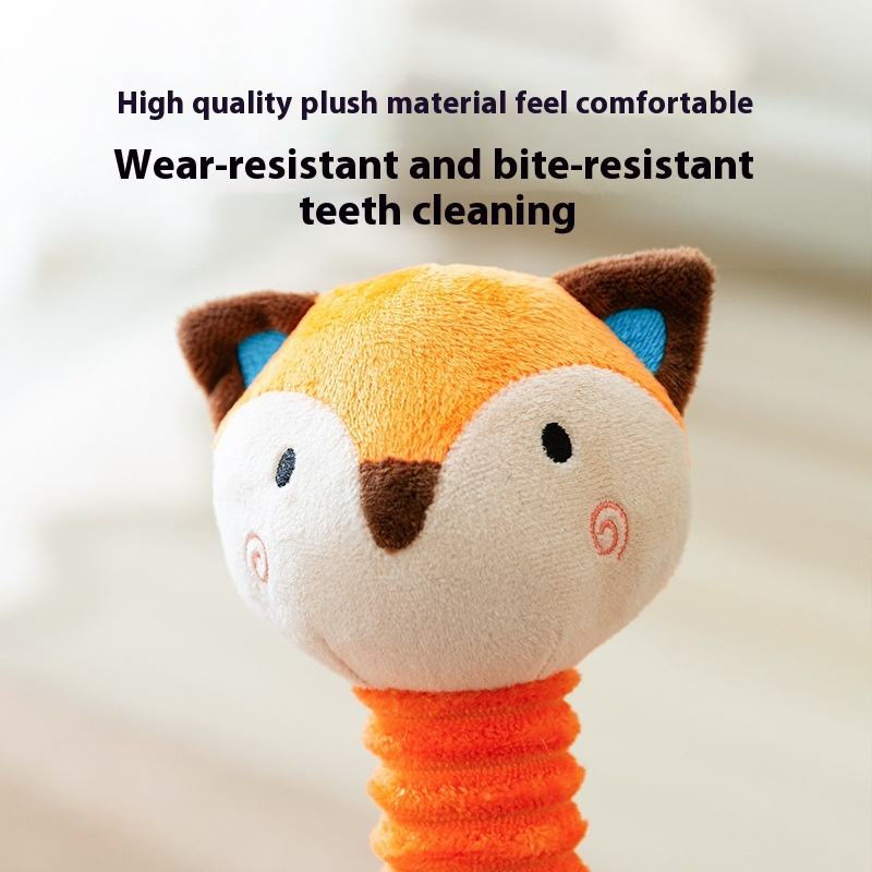 Durable Plush Dog Squeaky Toy Self-Entertainment Teeth Grinding Chew for Cats Teddy Corgi Bichon Pet Supplies Relieve Boredom