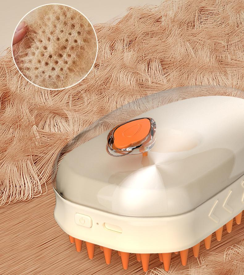 Electric cleaning Tool USB Rechargeable Pet Spray Comb Grooming Massage Brush