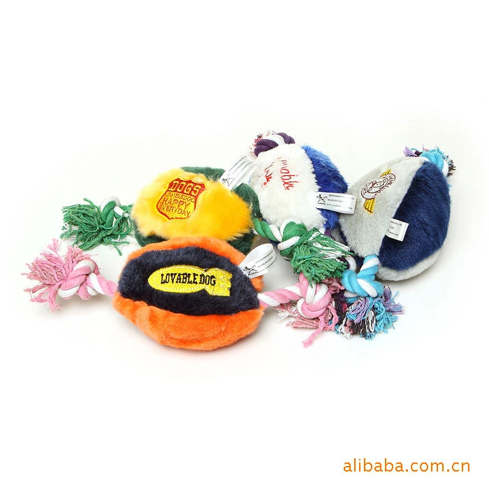 Eco-Friendly Customized Chew Plush Stuffed String Pet Ball Toys