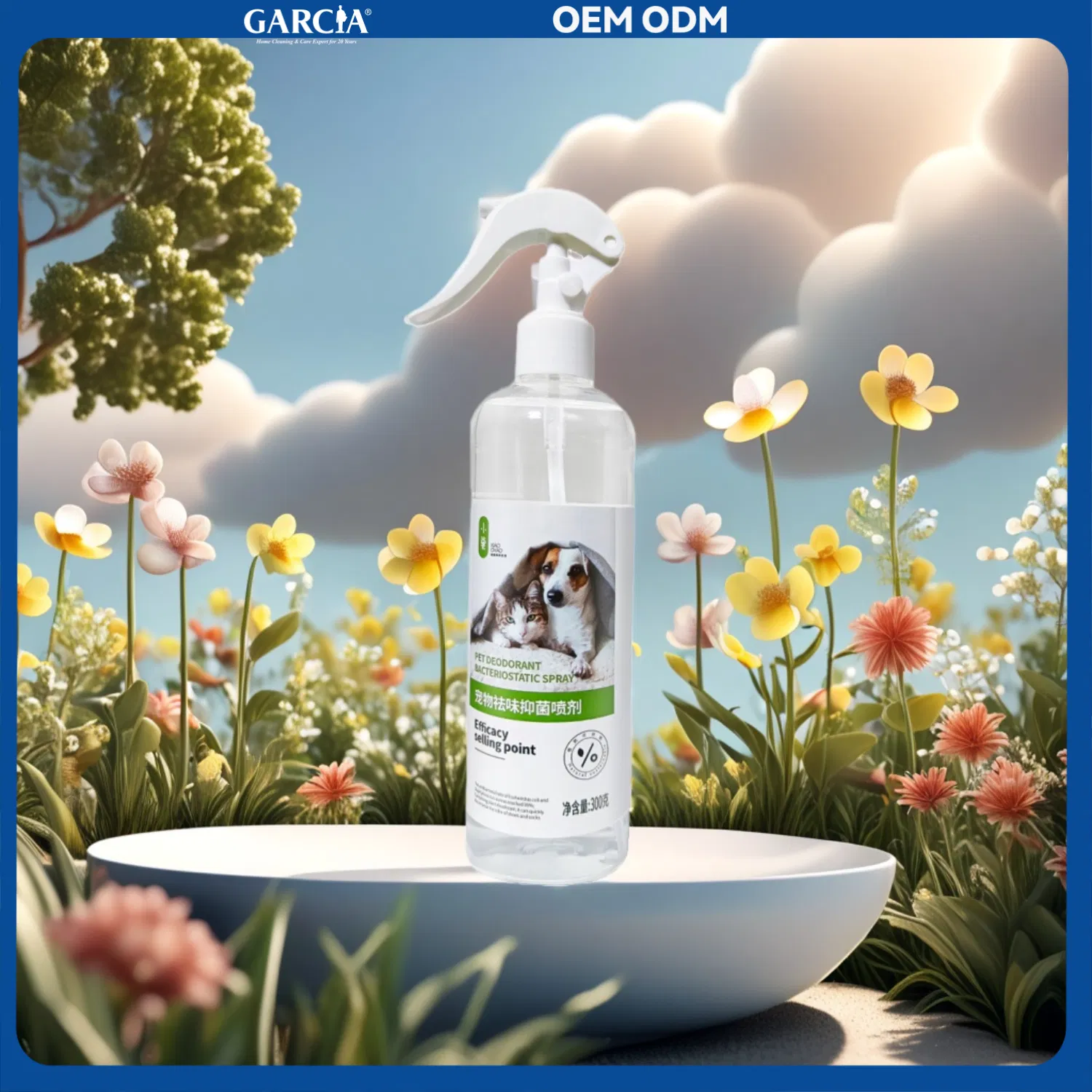 Antibacterial Pet Odor Eliminator with Gentle Plant-Based Ingredients