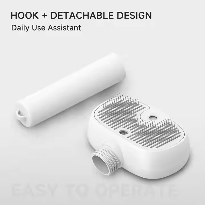 UV Spray Pet Grooming Hair Removal Brush for Dogs/Cats with Detachable Handle