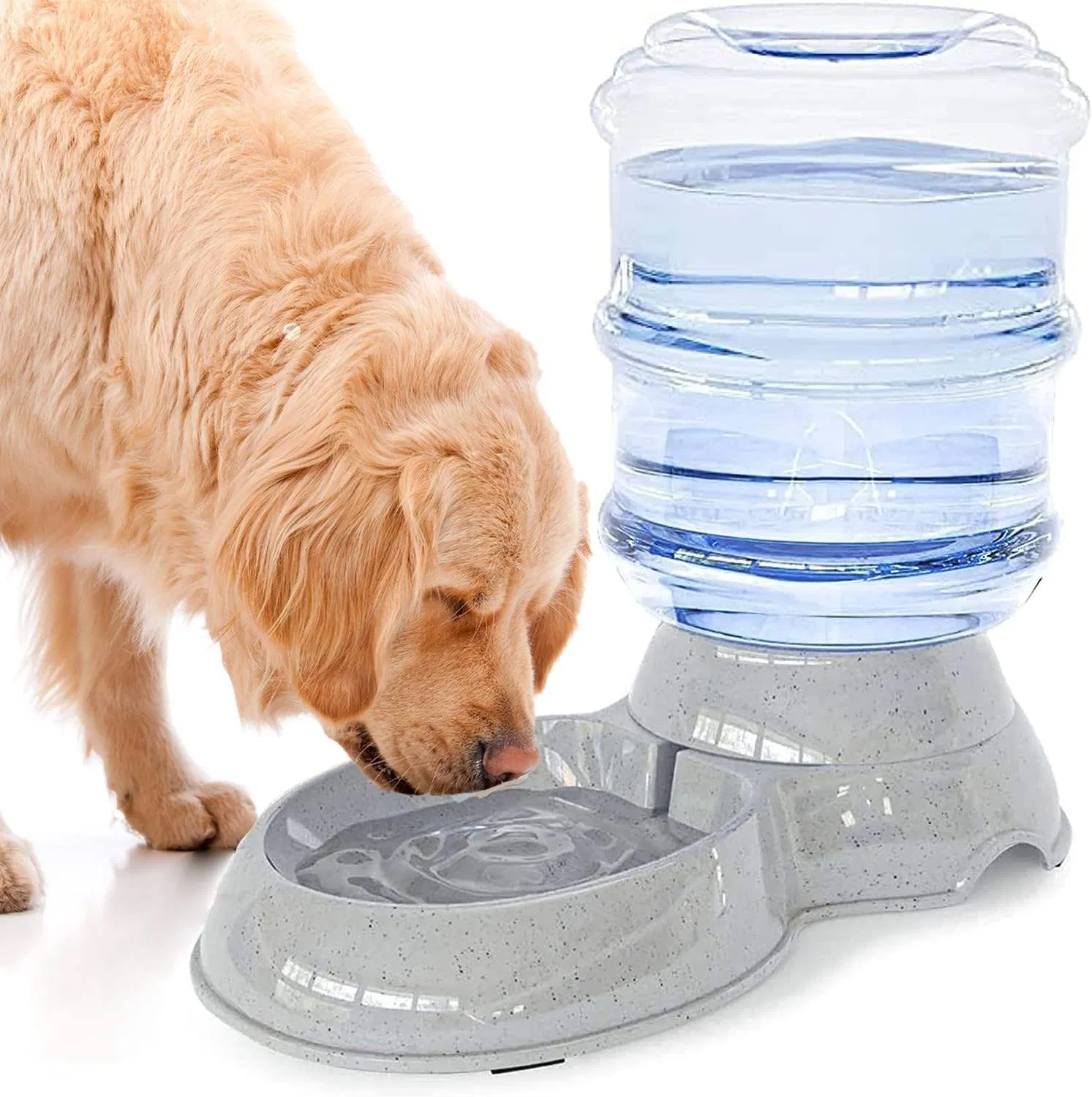 Automatic Pet Feeder and Water Dispenser Gravity Dog Water Food Bowl