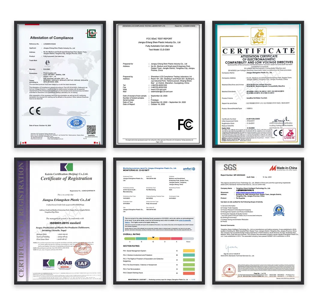Certifications