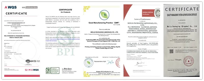 Quality Certifications