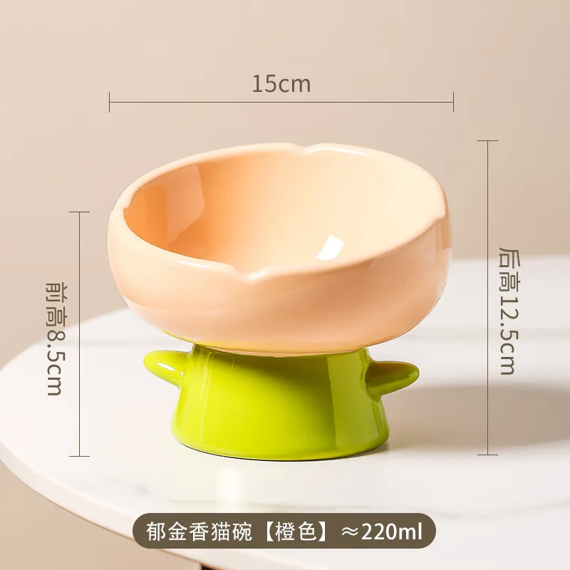 Tulip Pattern Feeding Bowl