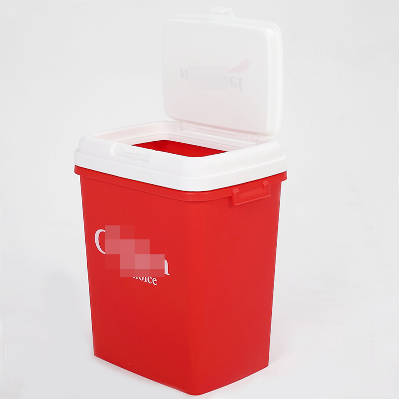 15kg Hot Sell Iml Logo Printing Pet Dog Cat Dry Food Storage Bin