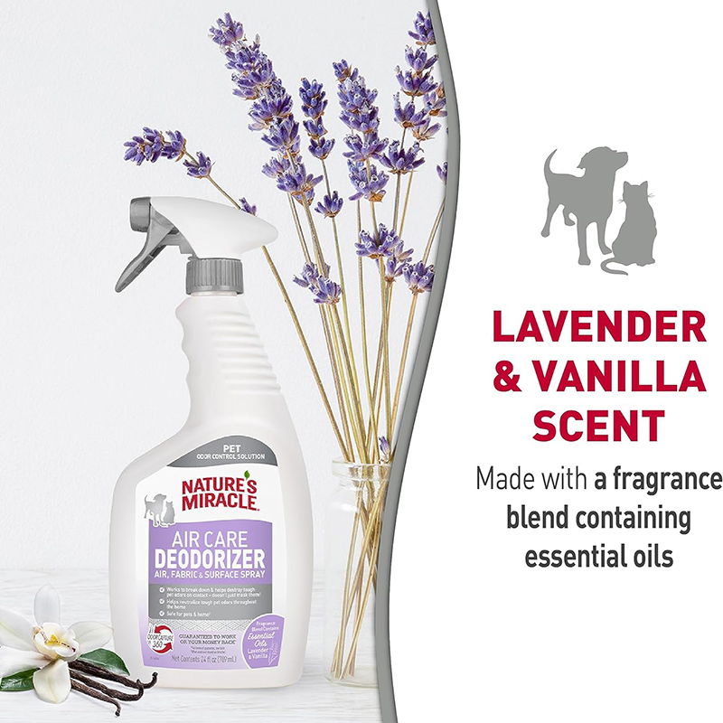 Pet Odor Eliminator for Home and Traveling Pack of 2, Pet Odour Remover Spray