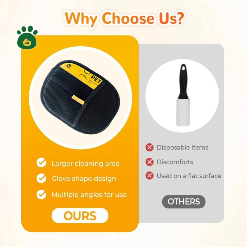 2026 New Upgrade Pet Hair Removal Glove for Cats &amp; Dogs Reusable Efficient Electrostatic Cat Grooming Gloves