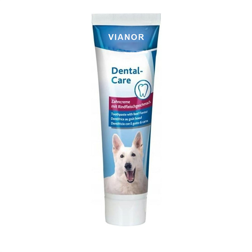 New Arrival Organic Dog Toothpaste Toothpaste with Toothbrush Private Label for Pet Cleaning