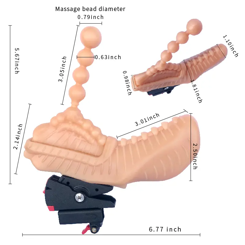 COMFLY Anal Bead Massage Head alternate view