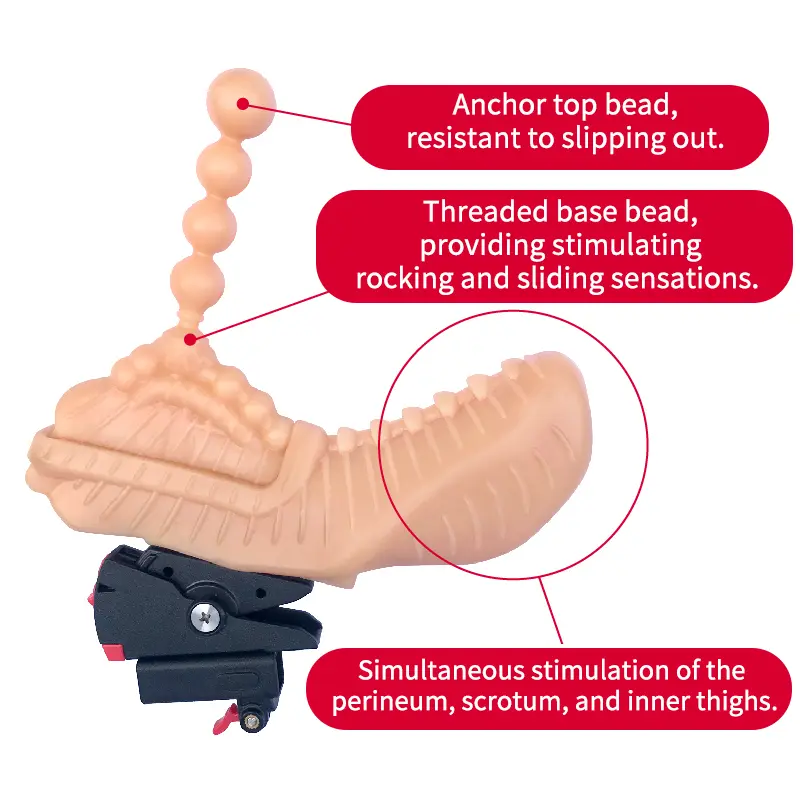CE Certification COMFLY®Anal Bead Massage Head with Vertical Insertion Exporter, Manufacturer
