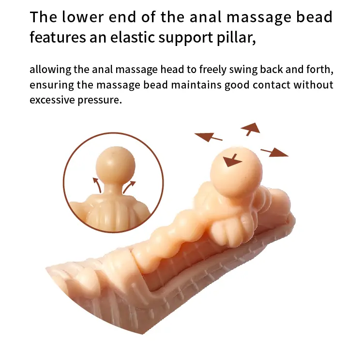 Large-Size Pro Bead Massage Head Features