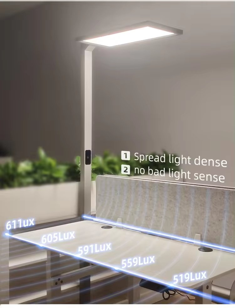 Ugr<16 1-10 V Dimmable up Down Lighting PIR Sensor Black White Light LED Panel Office Light