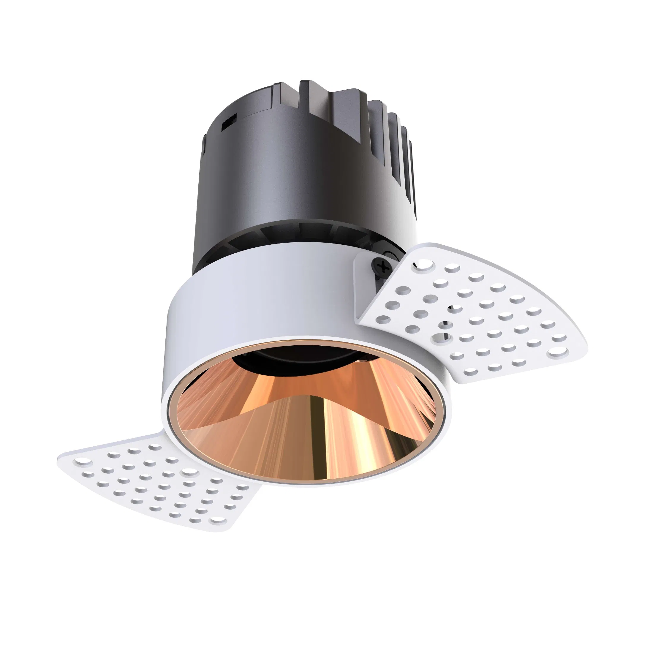 7W Ceiling Recessed Mounted Round Shape LED Trimless Recessed Downlight