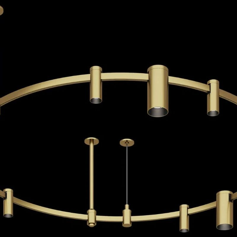 Adjustable DC48V Track Lighting System for Home and Office