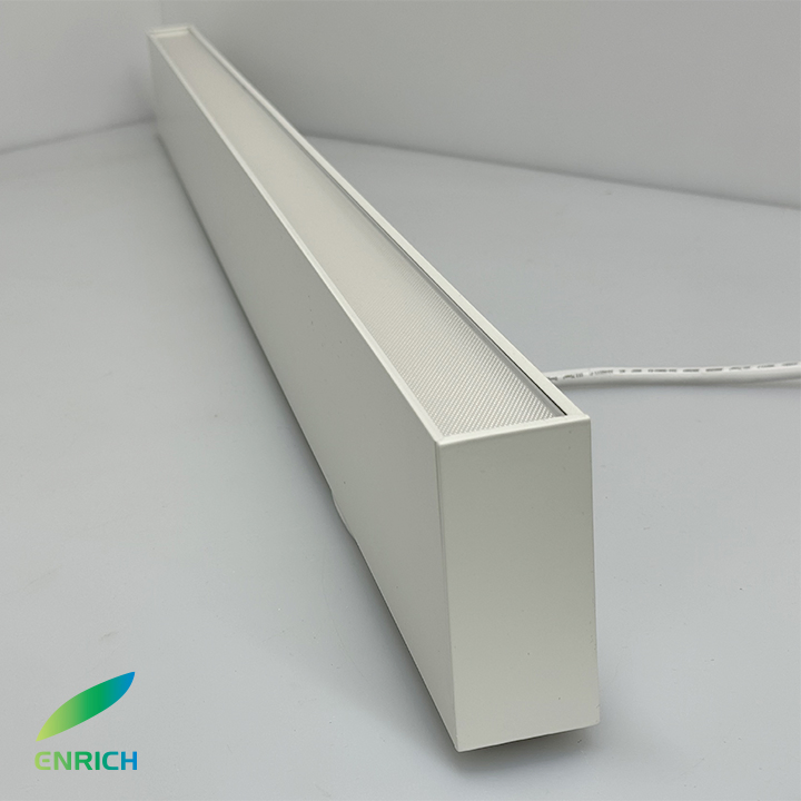 Industrial Ceiling Office Indoor Shop Suspended 4FT 8FT Pendant Linear LED Linear Light