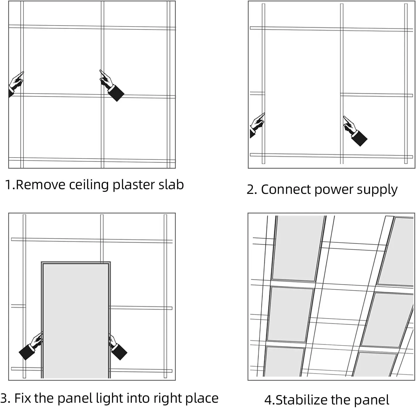 40W Backlit LED Office Panel Light