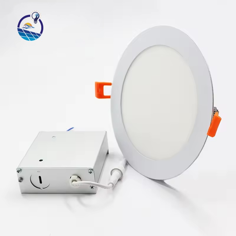 Indoor Ultra-Thin LED Recessed Panel Lights with Junction Box Dimmable