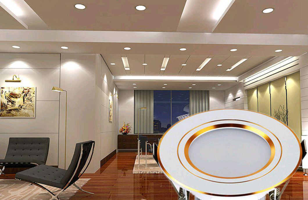 7W/12W/18W/24W Ceiling Recessed Adjustable LED Indoor Lighting for Hotel Residential Rooms