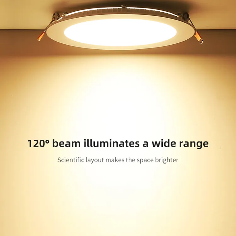 LED Slim Aluminum Square Round Lighting