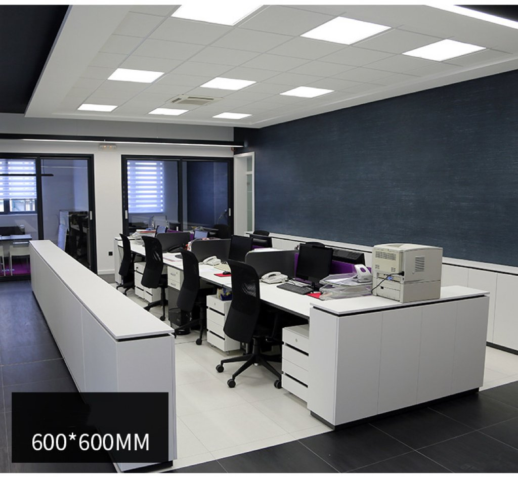 High Quality Indoor Smart Dimmable Super Slim Thin Square 600X600 36W LED Panel Light Indoor Lighting for Home Decor Bedroom Thin Panel Light