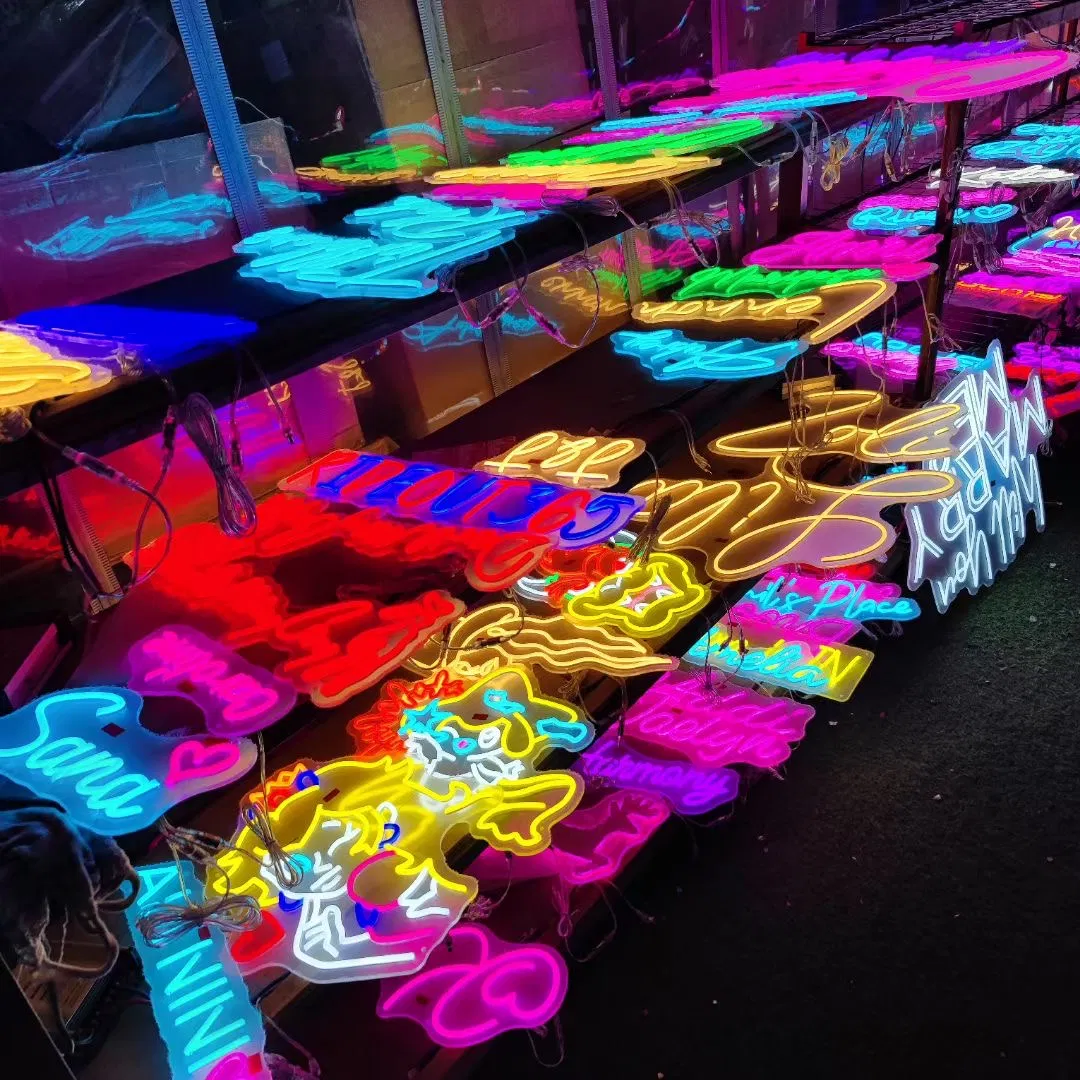 Chic Neon Lighting for Bar Decor