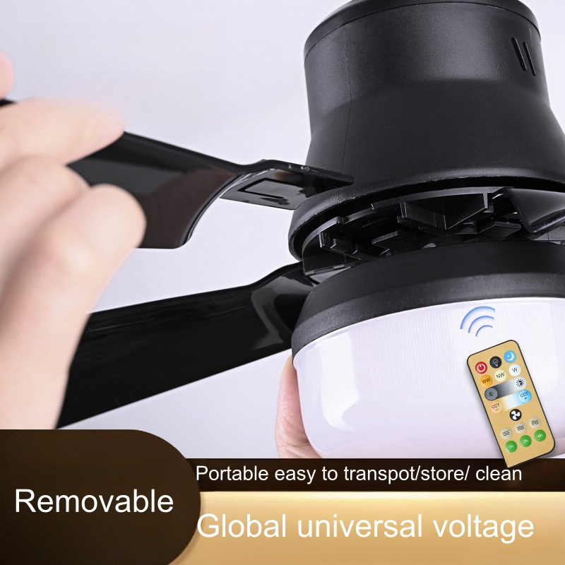 30W LED Lamp Indoor Decorative Living Room Remote Control Modern Ceiling Fan Lighting