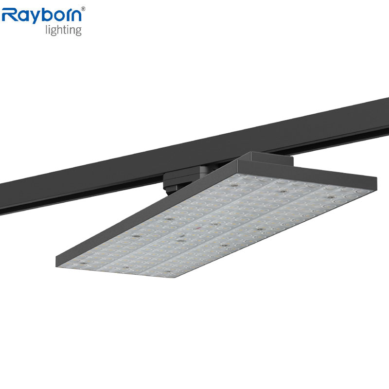2022 New 40W 50W 70W Dimmable Linear Track Panel Light Indoor Magnetic Commercial LED Track Lighting for Supermarket/Shopping Mall/Restaurant/Showroom/Stores