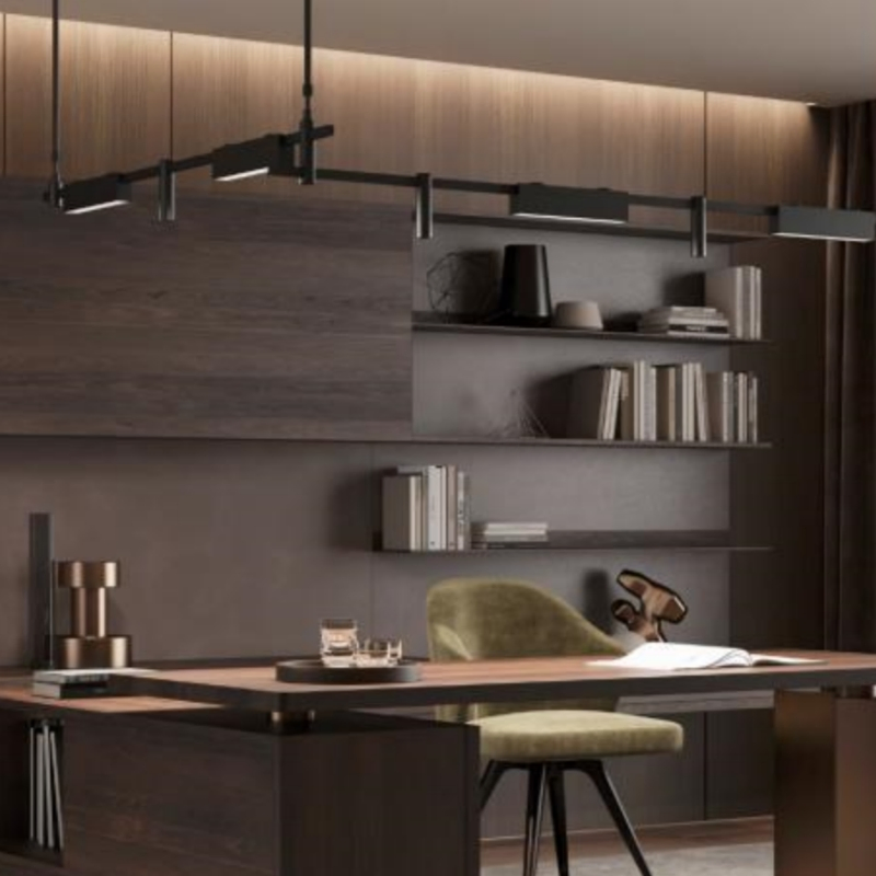 DC48V LED Aluminum Track Lighting System for Commercial Spaces