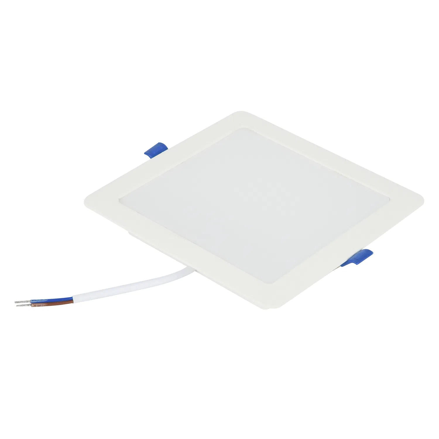 White Body Lamp Lighting Recessed Round LED Panel Light