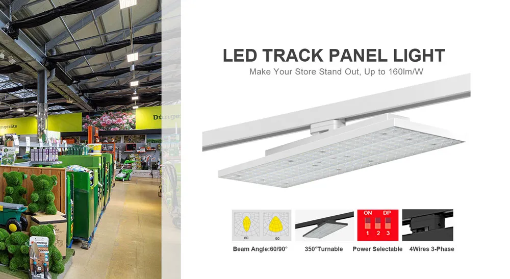 Dimmable Linear Track Panel Light