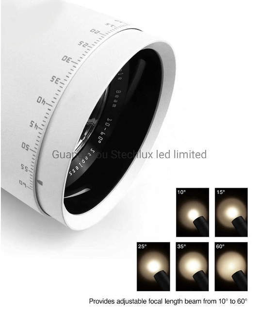 Indoor Commercial Retail Lighting Track Spotlight 3 Phase Track Mounted Spotlight LED Tracklight