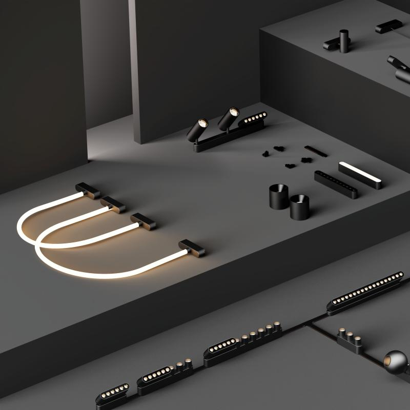 Indoor Household Safety Voltage 24V LED Track Light System Lighting