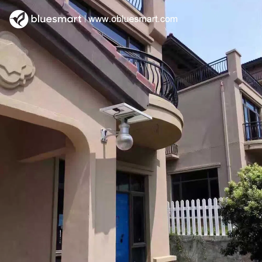 Bluesmart 9W Smart Solar LED Motion Sensor Garden Wall Street Light with Solar Panel