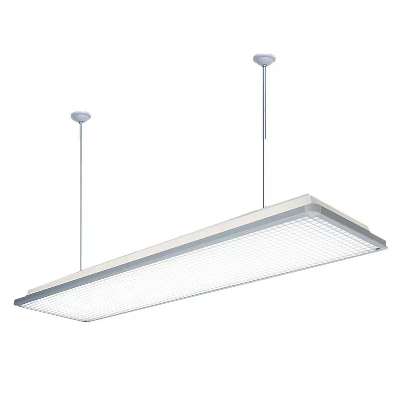 LED Ceiling Panel Lamp Back Lit LED Panel Light Flicker Free Eyes Protect Educational Lighting for School Classroom 1230*300*80mm Ugr Less Than 19