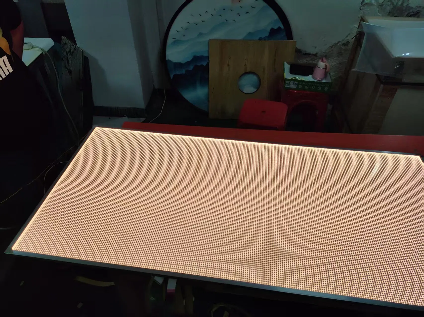 Laser Dotting LED Light Guide Plate Edge Lit Acrylic Panel LGP Sheet